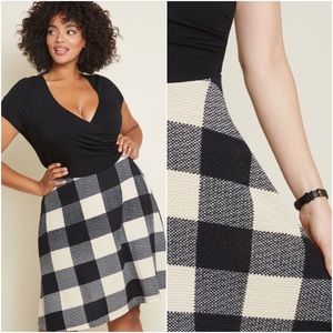 ModCloth Plaid Dress